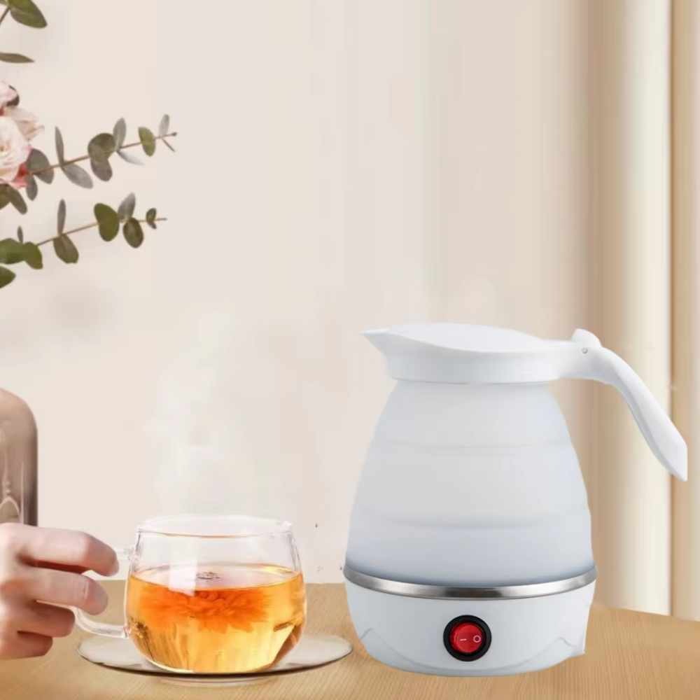 Cafetière En Bouilloire Électrique Pliable 800ml