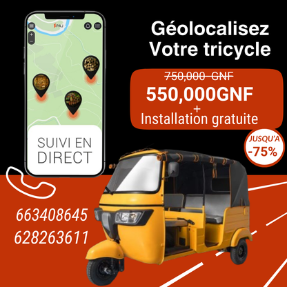 Suivi De Localisation GPS Voiture, Moto, Camion, Tricycle