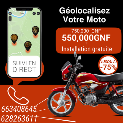 Suivi De Localisation GPS Voiture, Moto, Camion, Tricycle